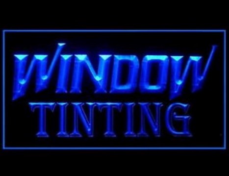 Window Tinting Service Car LED Neon Sign